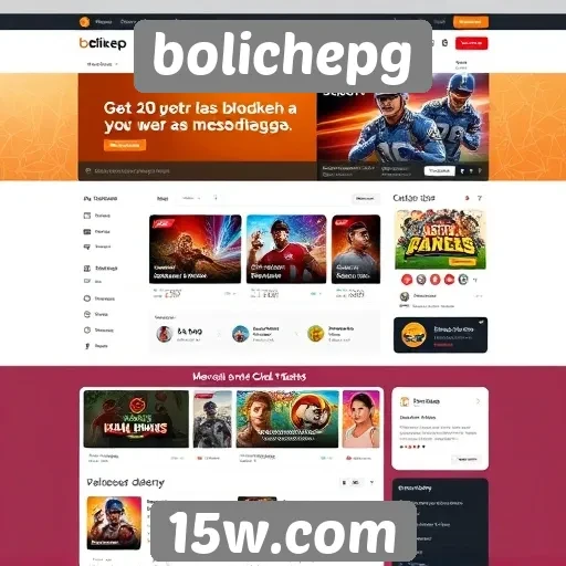 melhorias no design do site bolichepg atraem jogadores
